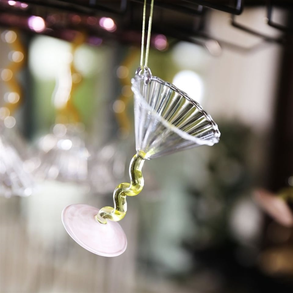 &Klevering Ornament Cocktail Coupe Geel