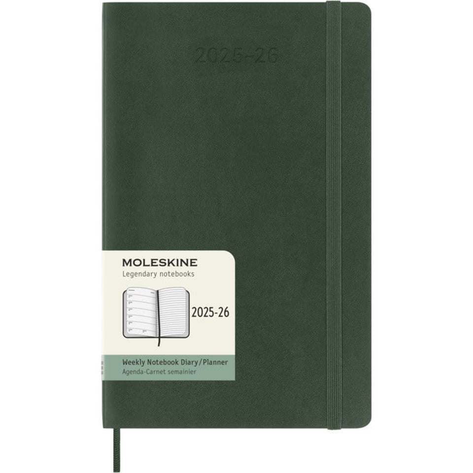 Moleskine 18 Months Diary Weekly Softcover Large 2025 - 2026