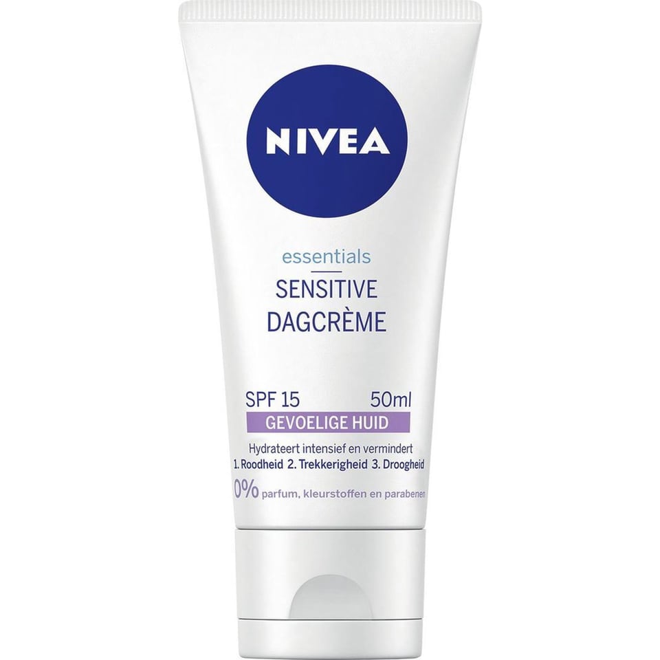 NIVEA Essentials Sensitive SPF 15 - 50 Ml - Dagcrème