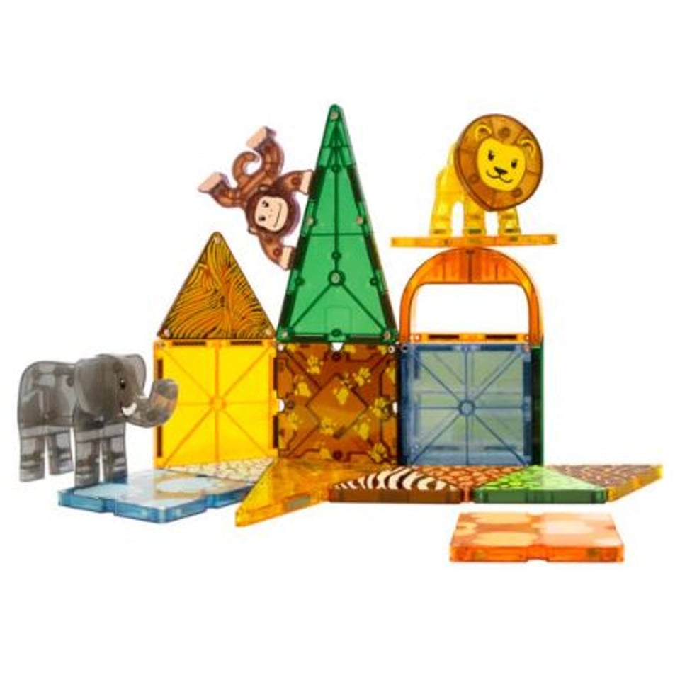 MAGNA-TILES Safari Animals 25 Piece Set