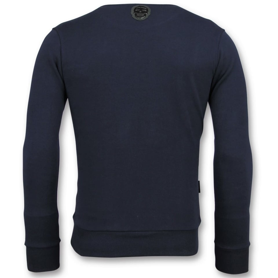 ICONS Vertical - Coole Sweater Mannen - 6353N - Navy
