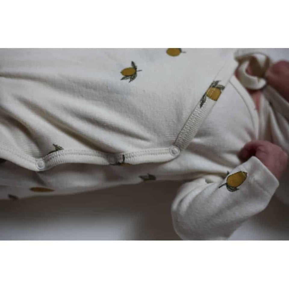 Konges Slojd Newborn Onesie Lemon