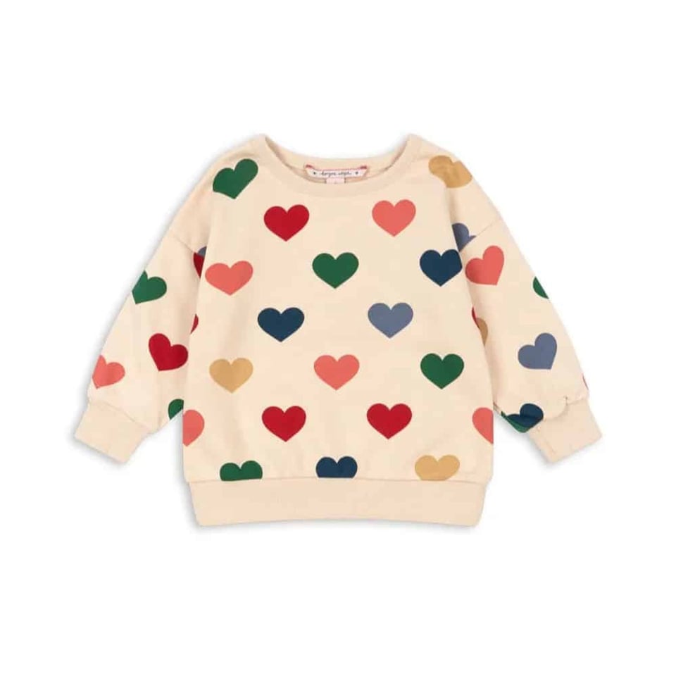 Konges Sløjd Lou Sweat Shirt Bon Coeur Coloré