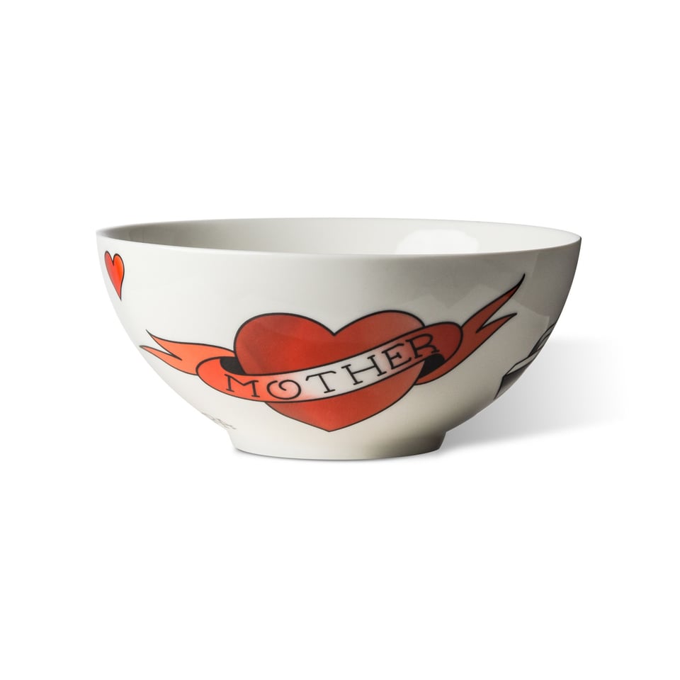 Schalen Tattoo Multicolor 17cm (Set/4)