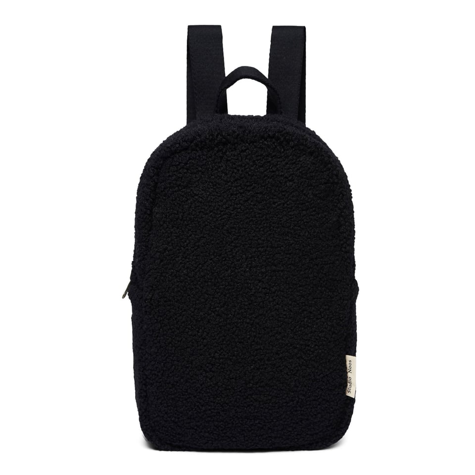 Black Teddy Mini Backpack