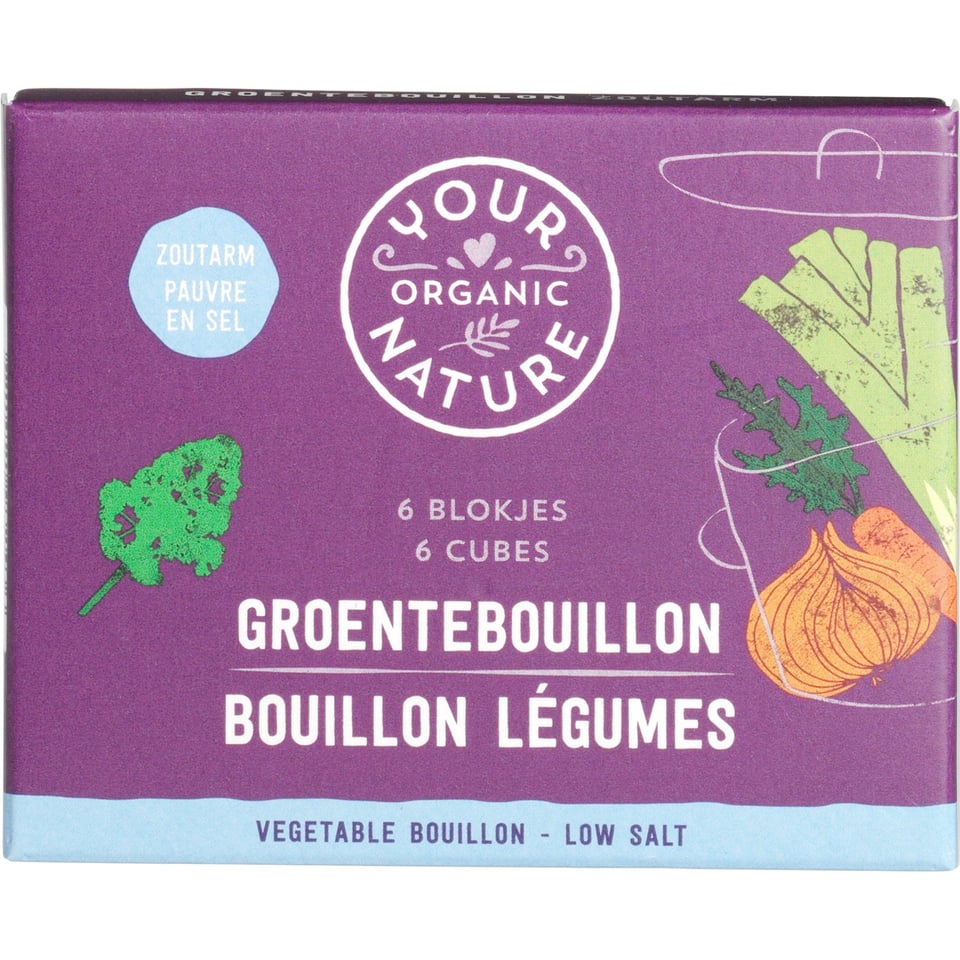 Groentebouillonblokjes Zoutarm