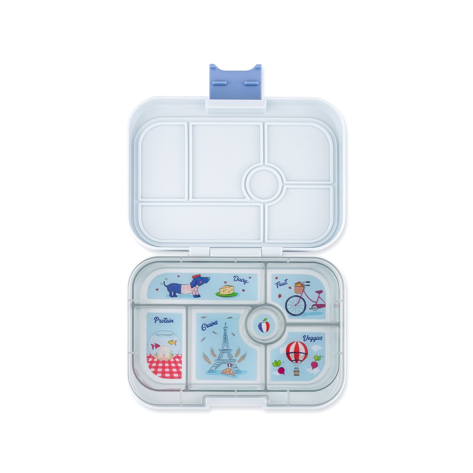 Yumbox Original 6 Vakken Hazy Gray / Paris - Grijs