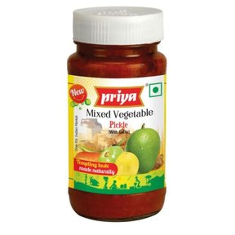 Priya Mixed Vegetable Pickle 300 Grams