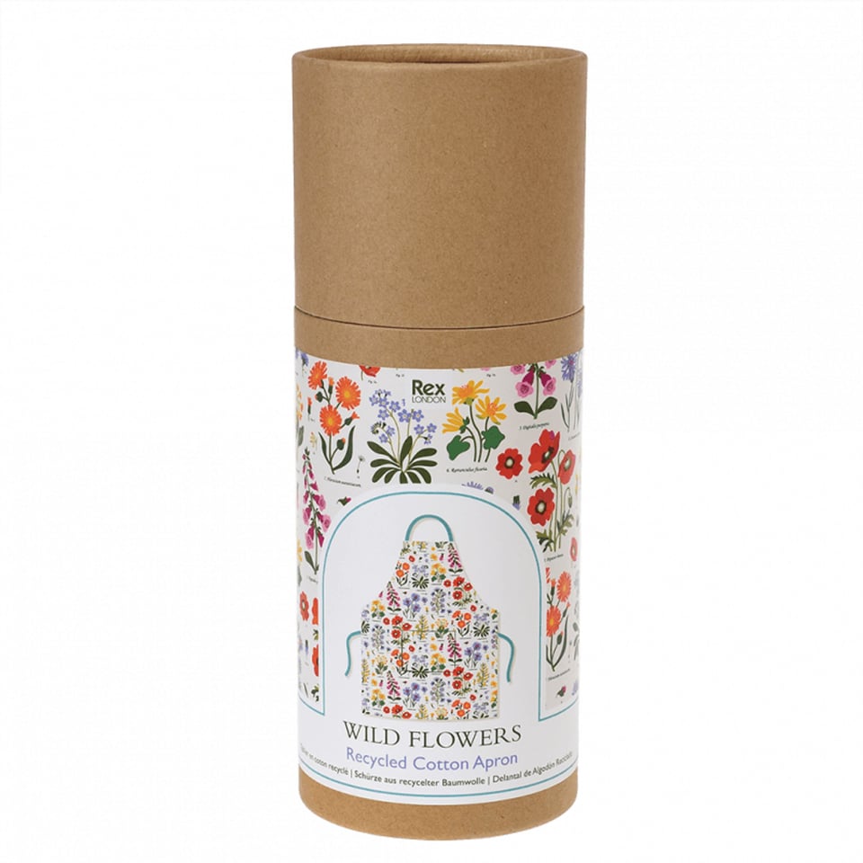Rex London Gerecycled Katoenen Keukenschort Wild Flowers
