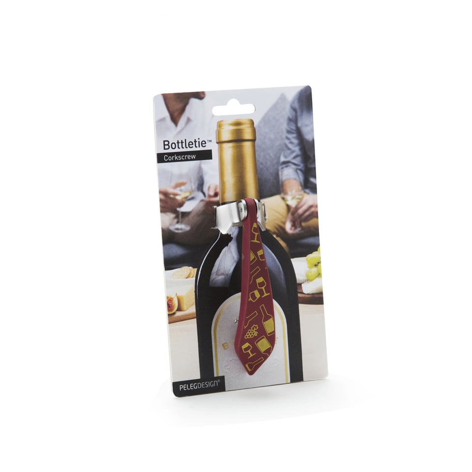 Peleg Design Flessen Stropdas Wijnglasprint