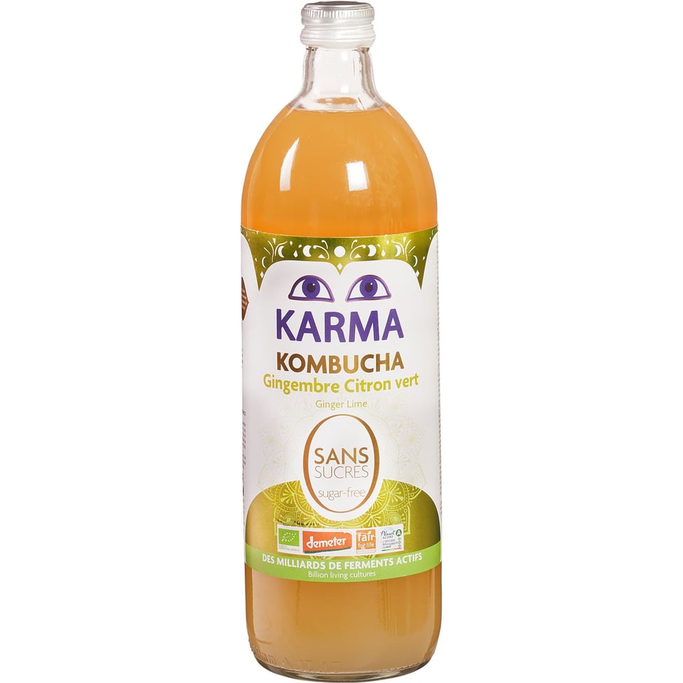 Kombucha Gember & Limoen Suikervrij