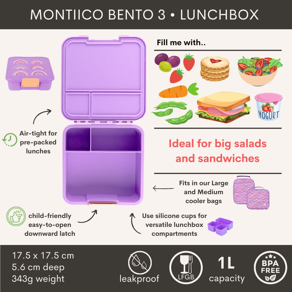 Montii Bento 3 Lunchbox