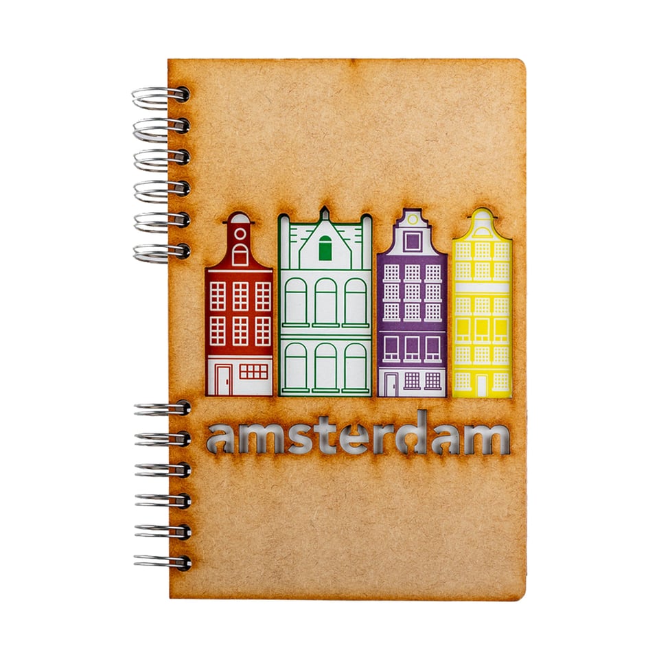 Sustainable 2023-2024 agenda - recycled paper - Amsterdam Canal - Dutch/English