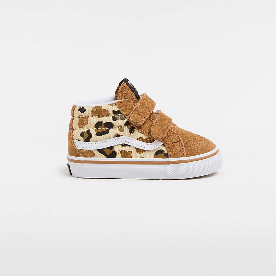 Vans Sk8-Mid Reissue V Leopard Glitter Brown Peuterschoenen