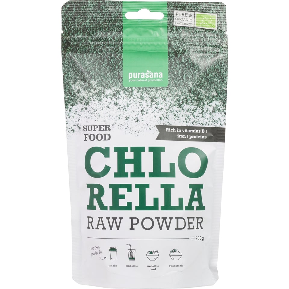 RAW Chlorella Poeder