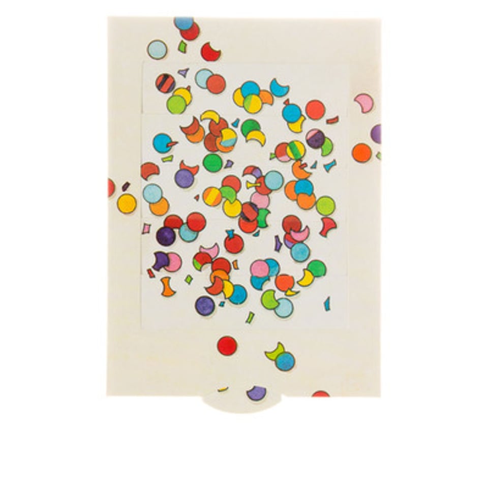 Bewegende Kaart Hart Confetti