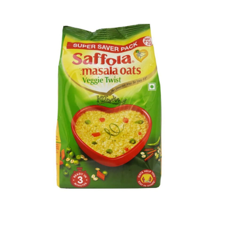 Saffola Veggie Twist Masala Oats 482G