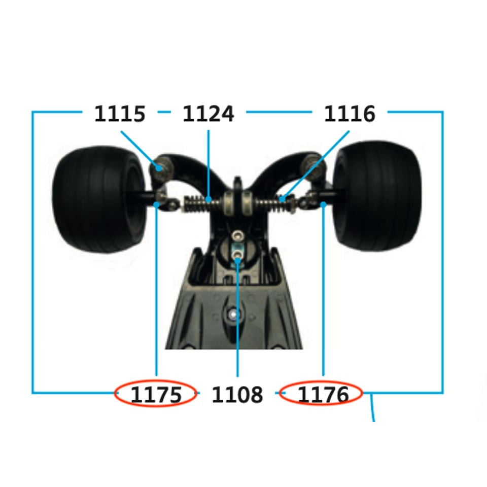 Wielophanging Kickboard Monster (1175, 1176)