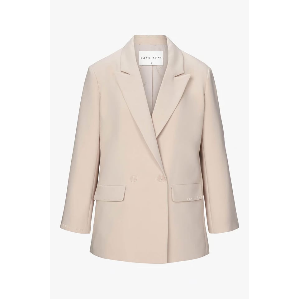 Double breasted blazer - Light Sand