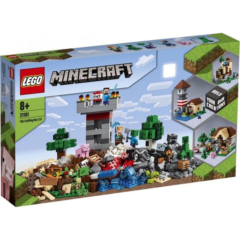 Lego Minecraft 21161 De Crafting-Box 3.0