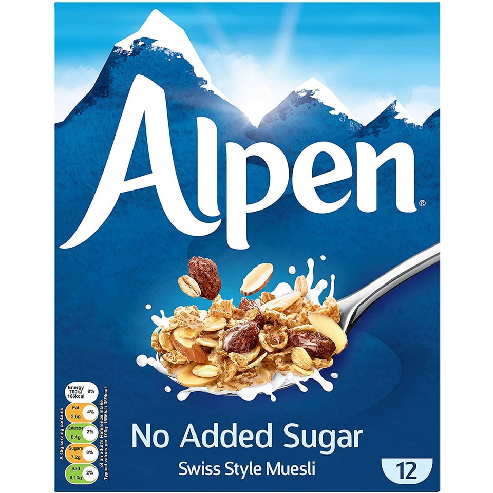 Alpen No Added Sugar 550g