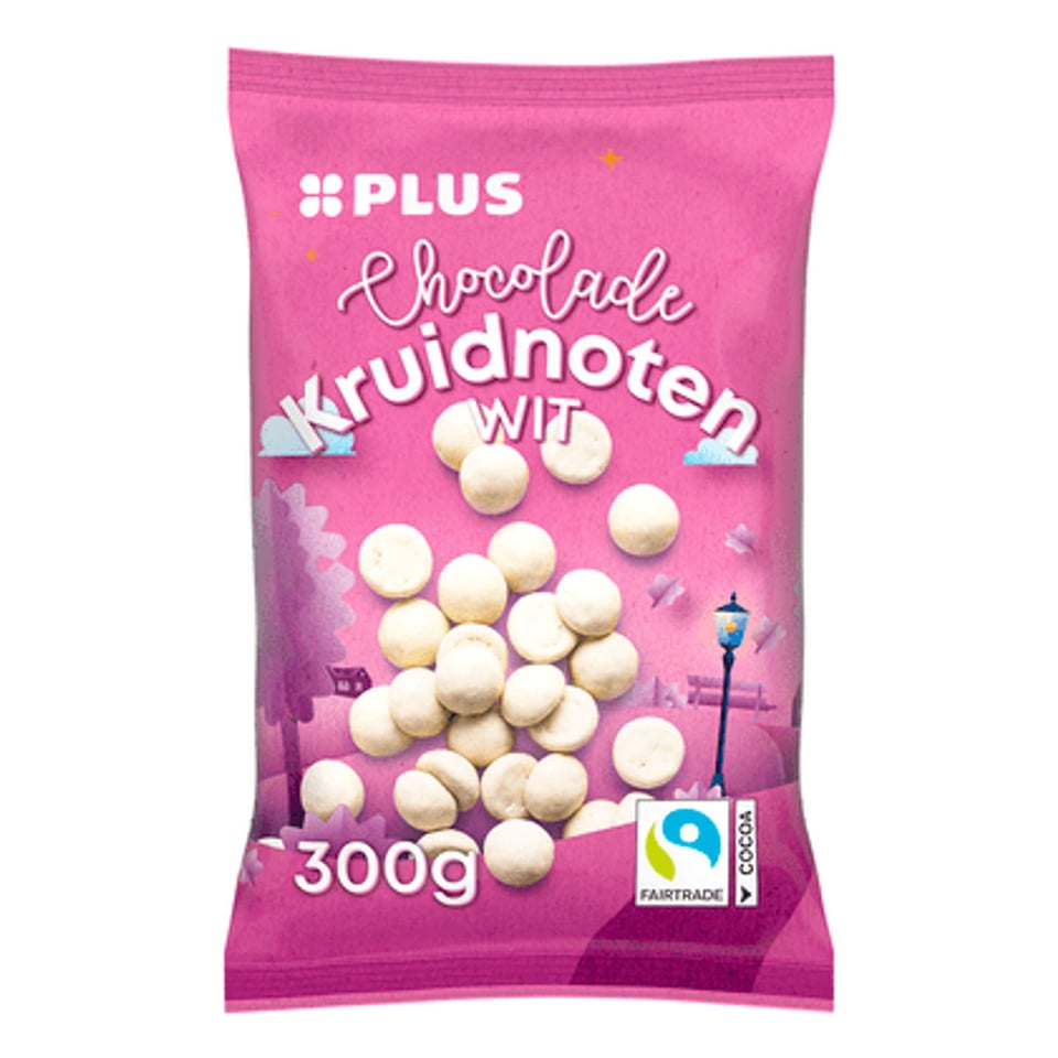 PLUS Chocolade Kruidn Wit FT