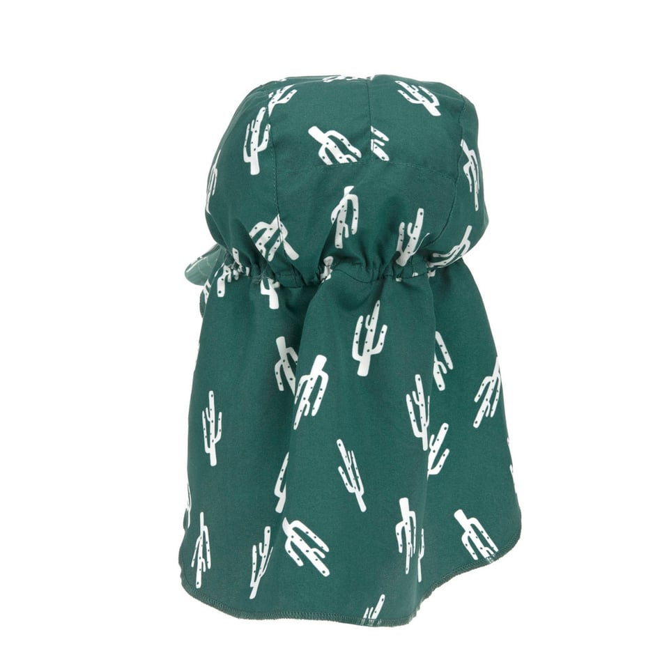 LSF Sun Protection Flap Hat Cactus Green