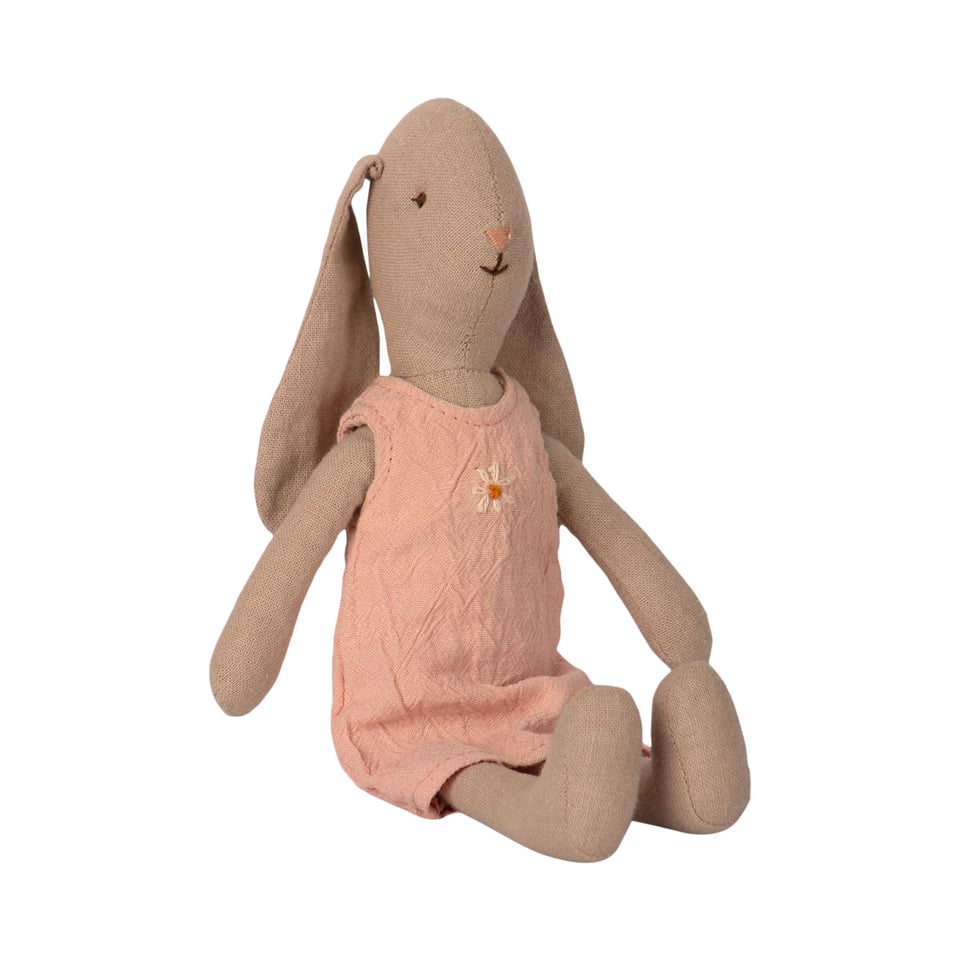 Maileg Bunny Size 1 in Dress - Rose