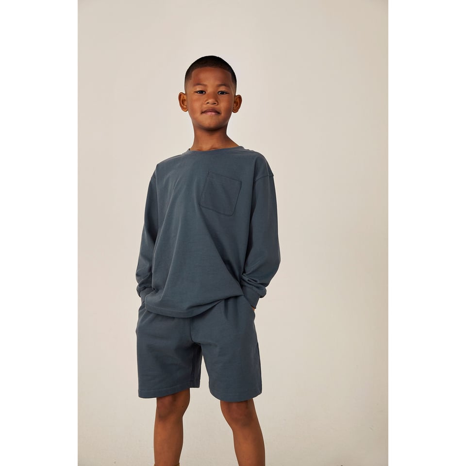 Gray Label Bermuda Shorts Blue Grey