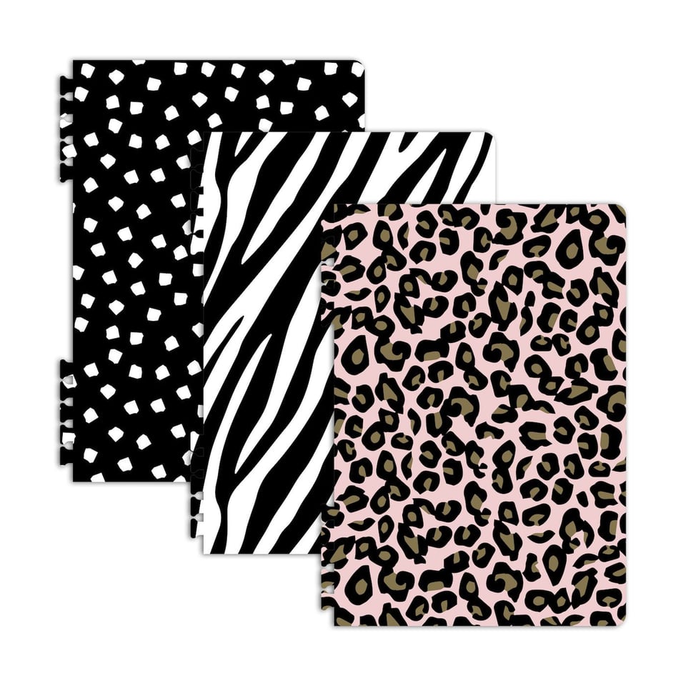 Studio Stationary Design Tabs Spicy & Pink Set of 3