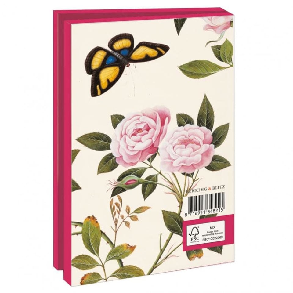 Bekking & Blitz Kaartenmapje The Fitzwilliam Museum Rose