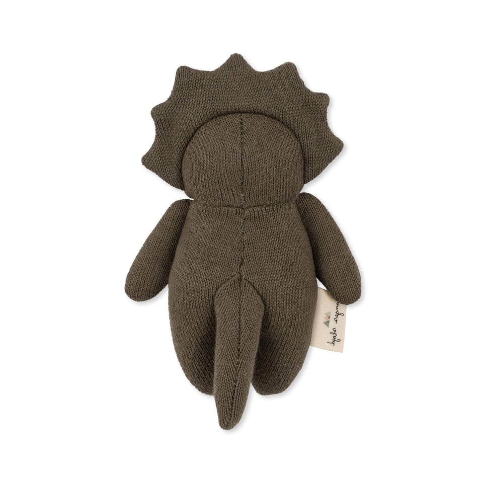 KONGES SLØJD Soft Toy & Rattle Mini Triceratops