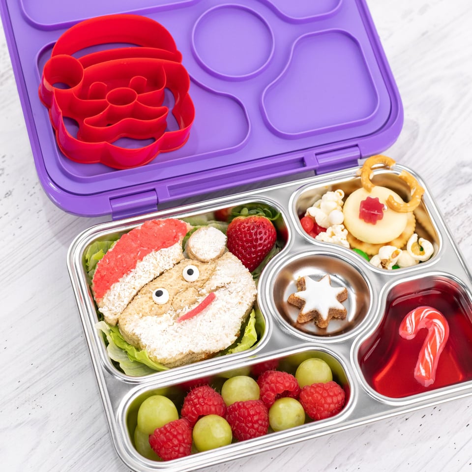 Lunch Punch Cutter & Bento Set Christmas - Meerkleurig