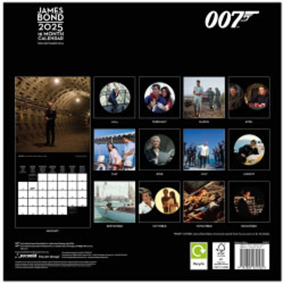 James Bond Calendar 2025 - Kalender