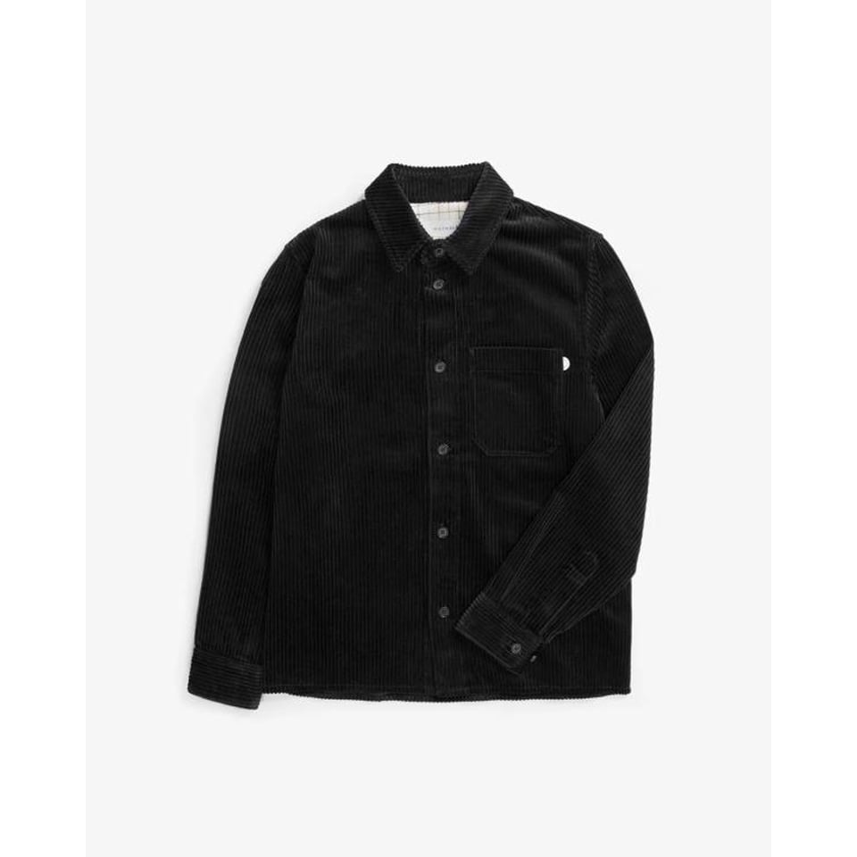 Rotholz Cord Casual Shirt Soft Black