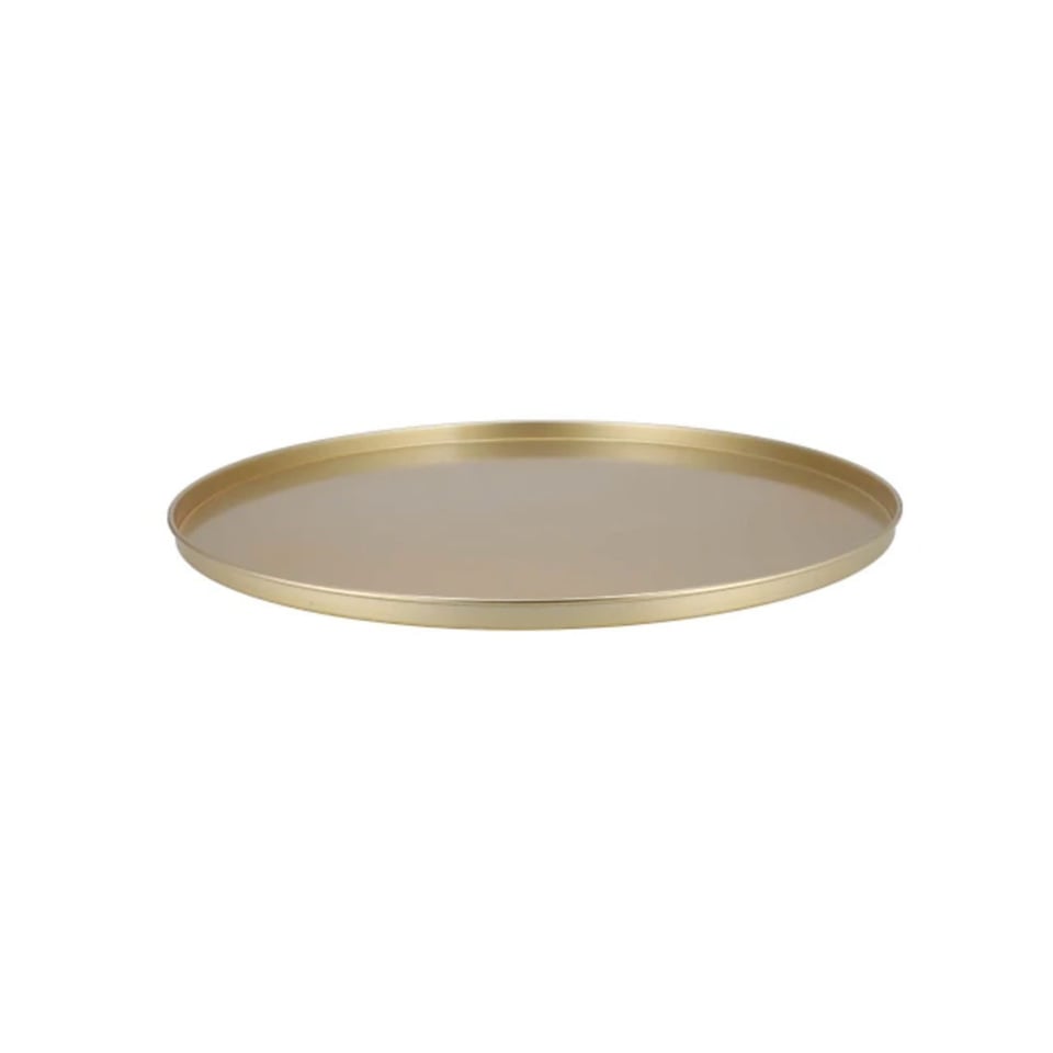 Dienblad Majestic Goud Metaal in 2 Maten
