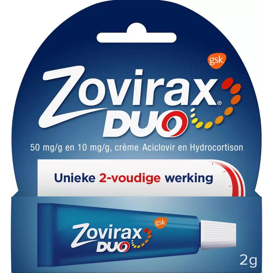 Zovirax Duo Creme Tube 2gr 2