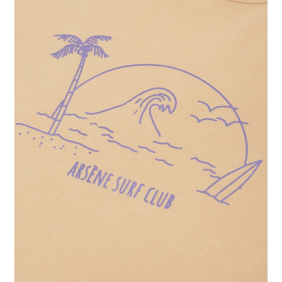 T-Shirt Met Surf Club Print