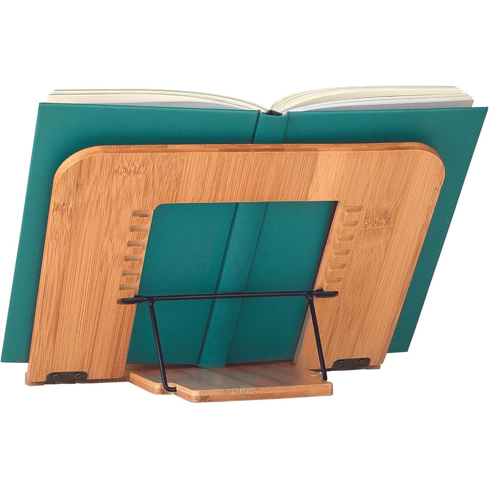 Bamboo Folding Book Stand