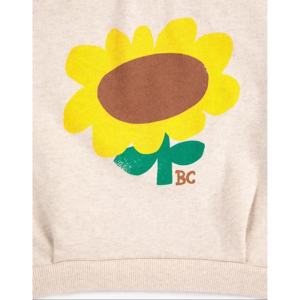 Bobo Choses Sunflower Cropped Sweatshirt