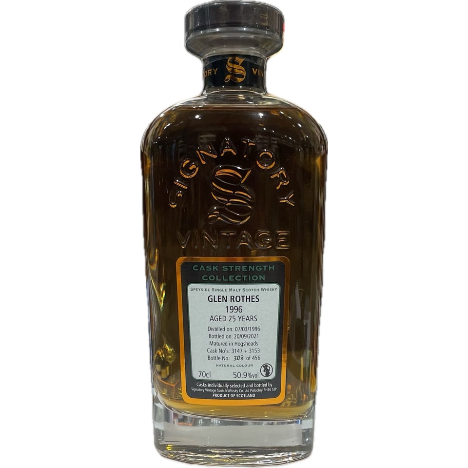 Signatory Signatory Glenrothes 1996 CS 25Y