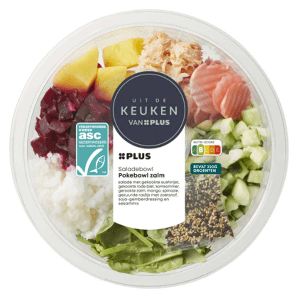 PLUS Salade Bowl Poké Zalm