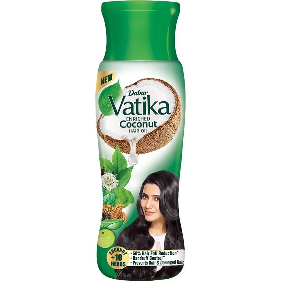 Dabur Vatika Vatika Enriched Coconut Hair Oil, 300 Ml