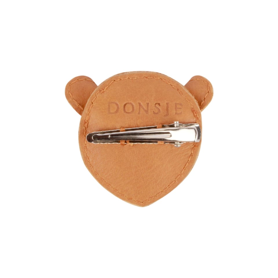 Donsje Josy Classic Hairclip - Tiger Camel Classic Leather