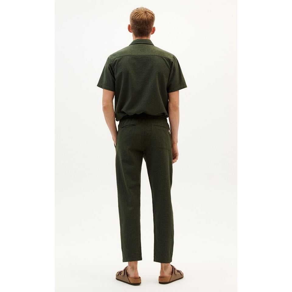 Pants Travel Check Seersucker