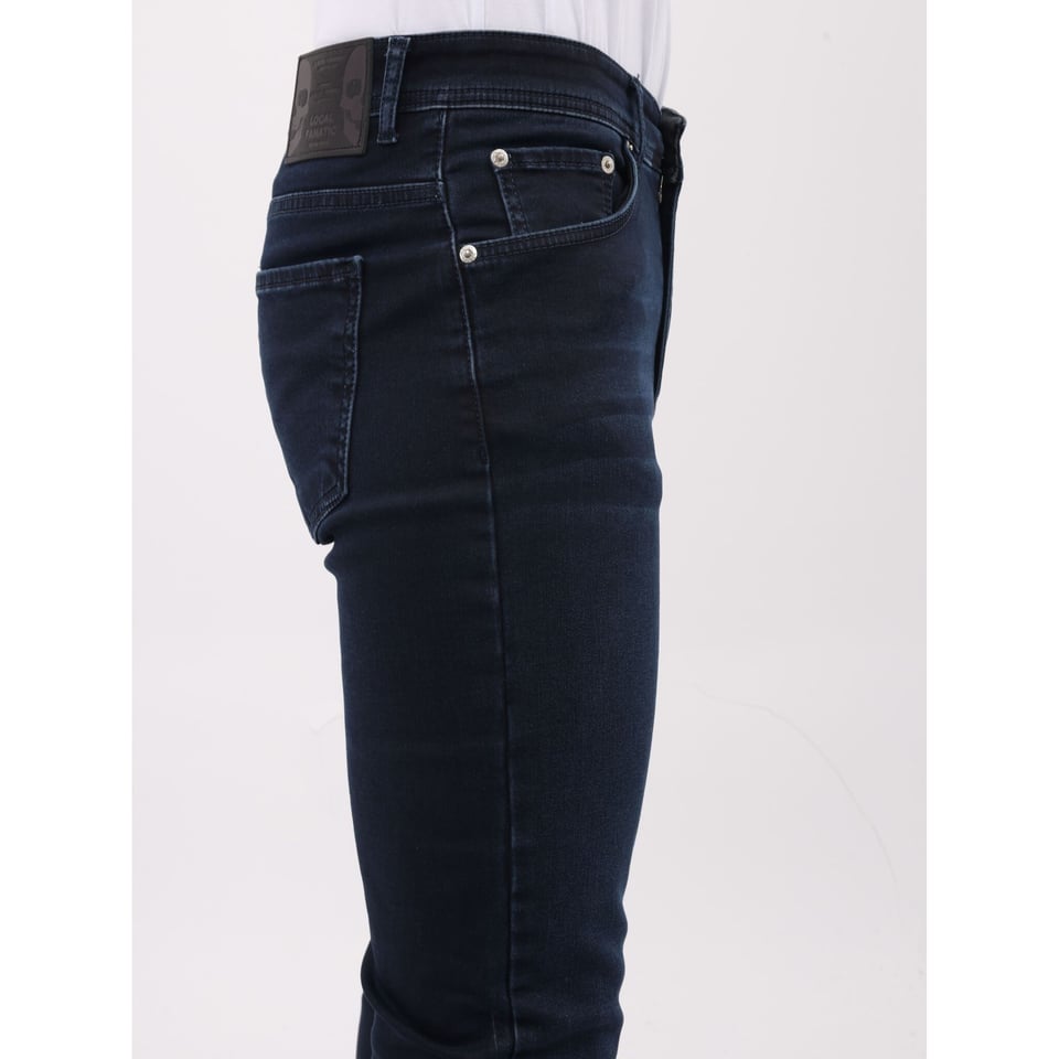 Heren Spijkerbroek - Regular Fit - Jeans Stretch - MM-R-13 - Donker Blauw