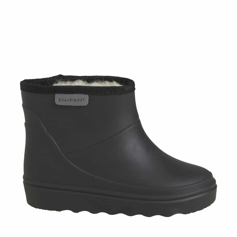 Enfant Thermo Boots Short Solid Black