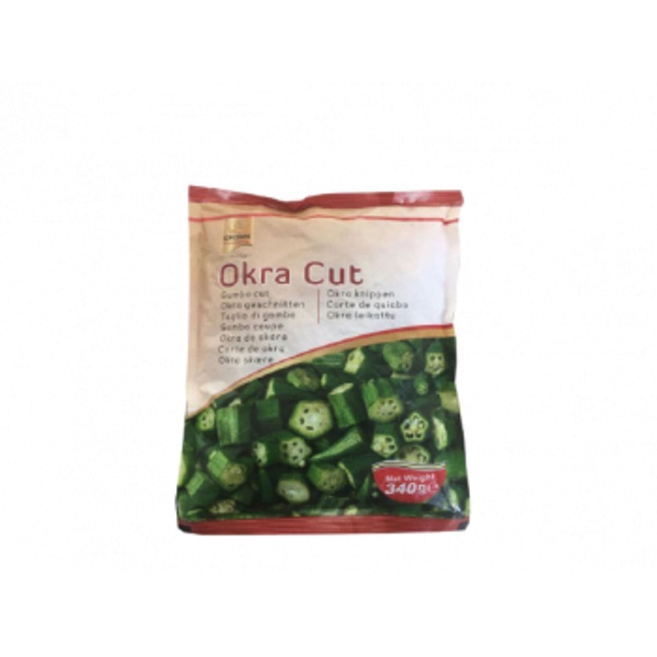 Crown Okra Cut 340Gr