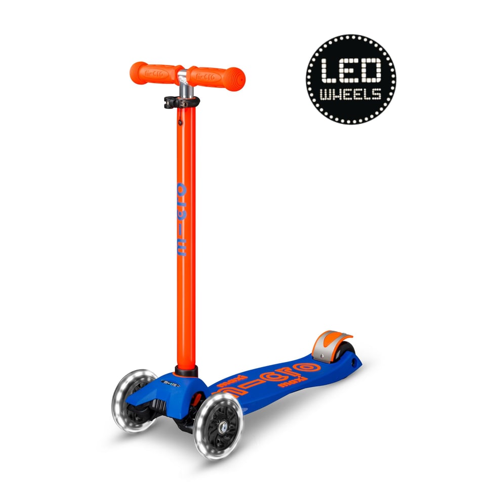 Maxi Micro Step Deluxe LED Blauw Oranje Neon