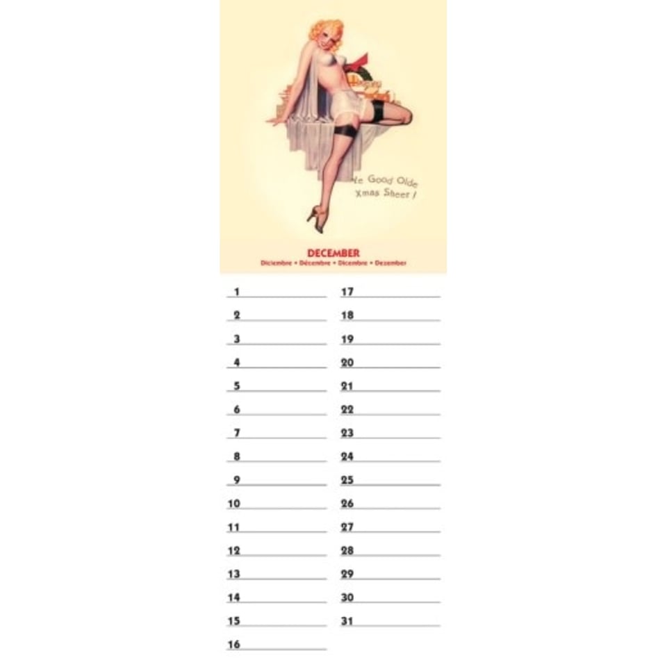 Pin Up History Verjaardagskalender